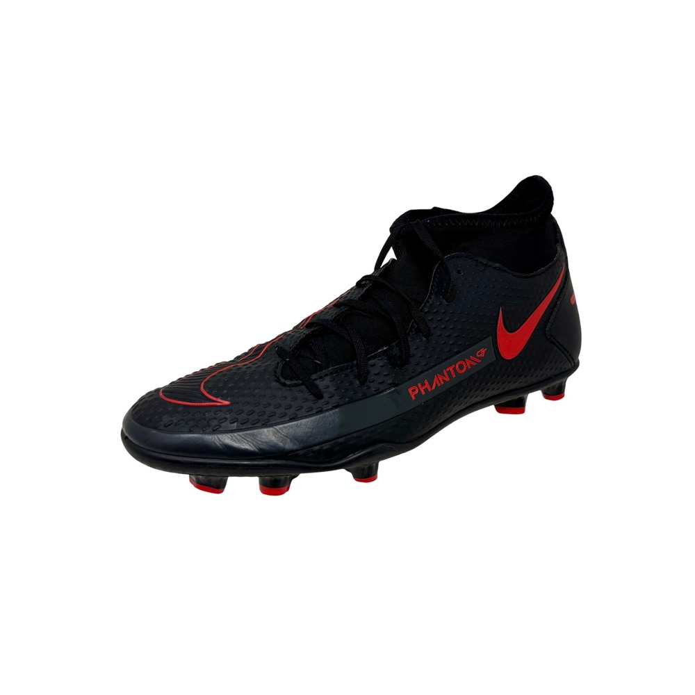 Nike Phantom GT Academy DF MG Soccer Cleats Black Crimson CW6672-060 Men's 7